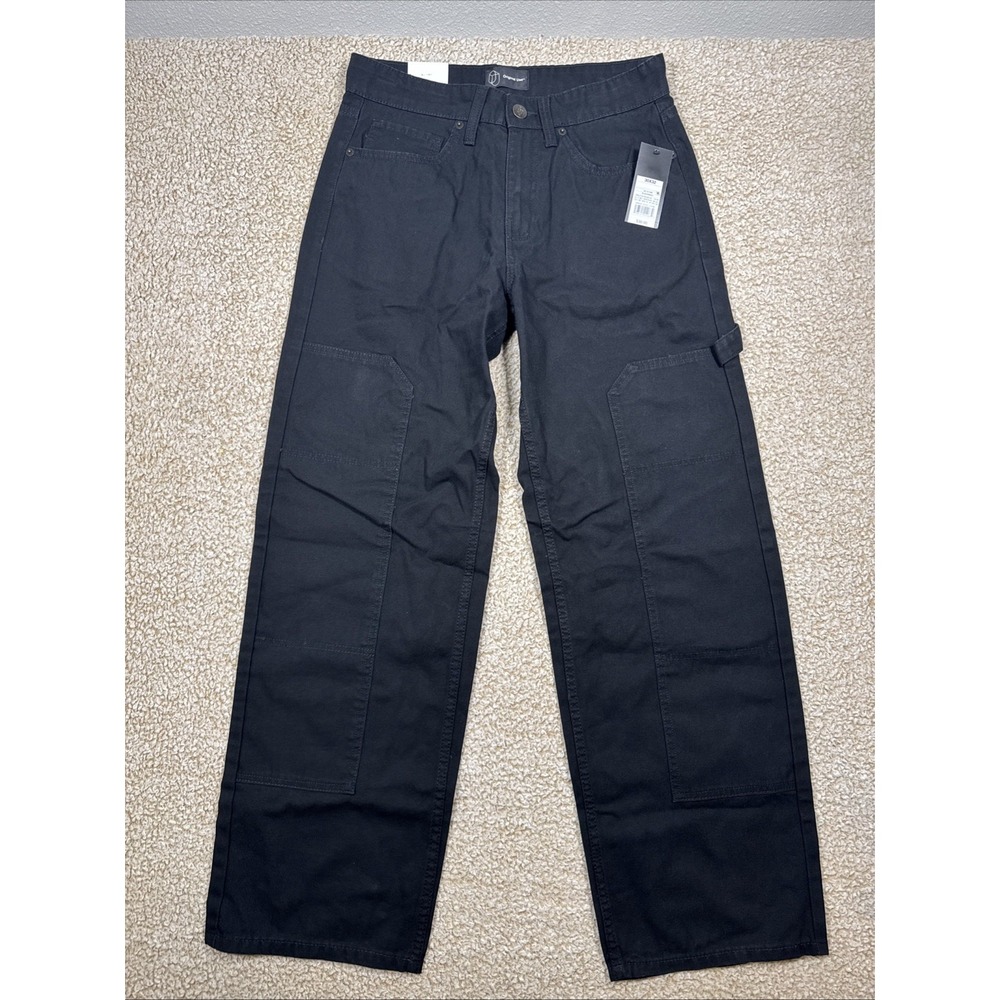 NEW Original Use Carpenter Utility Pants 30x32 Black Relaxed Fit NWT $30 Retail